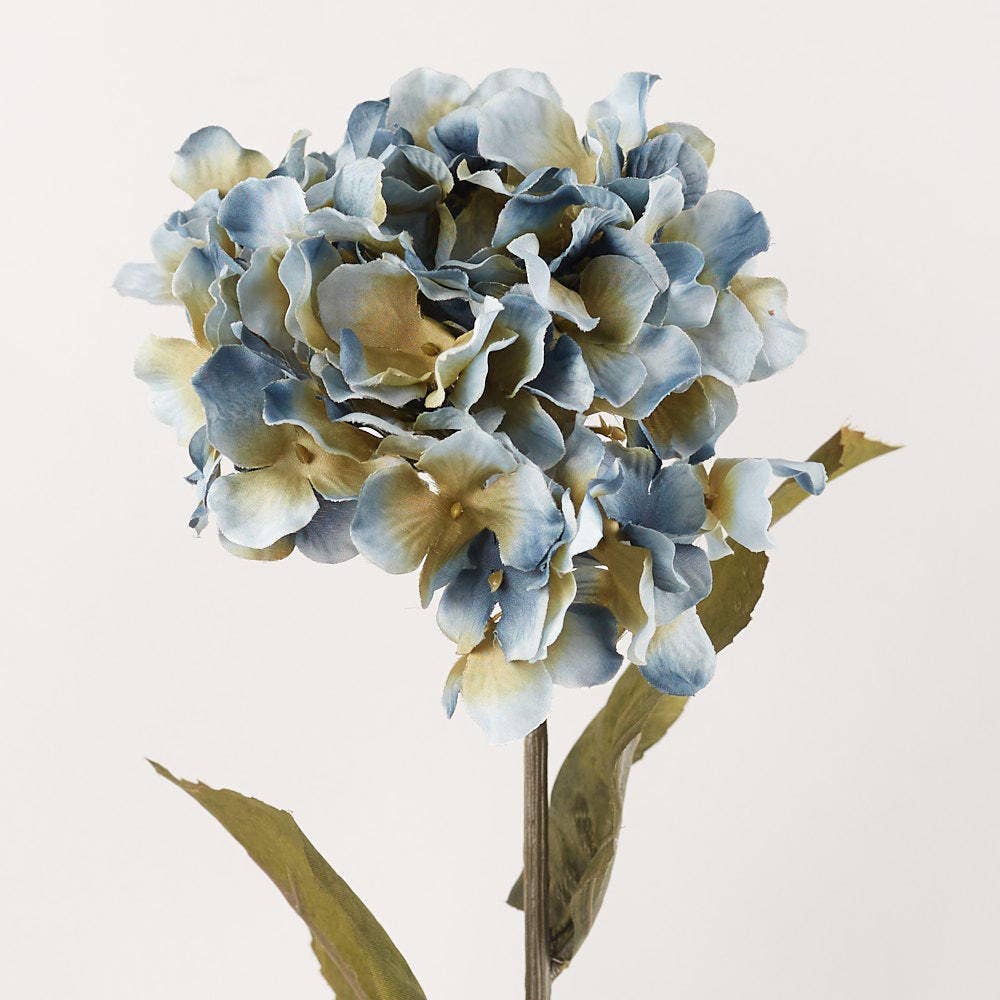 27" Artificial Hydrangea Polysilk Flower Stem - Choose Color