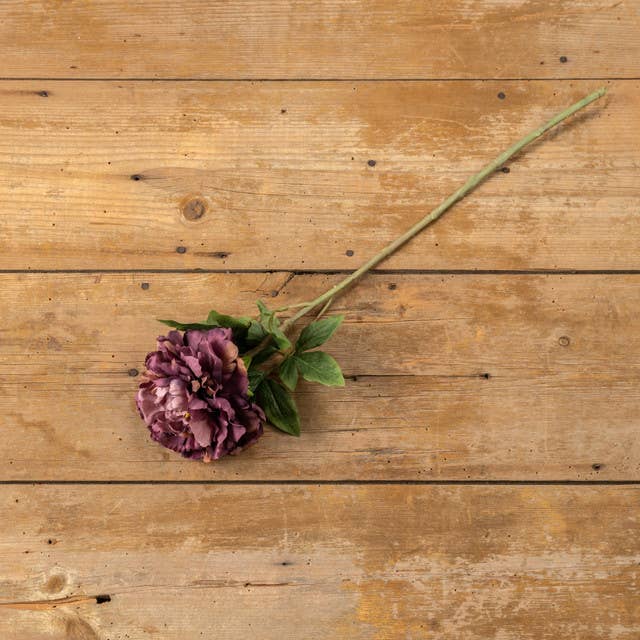 24.25" PURPLE PEONY SPRAY