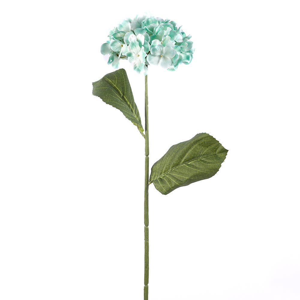27" Artificial Hydrangea Polysilk Flower Stem - Choose Color