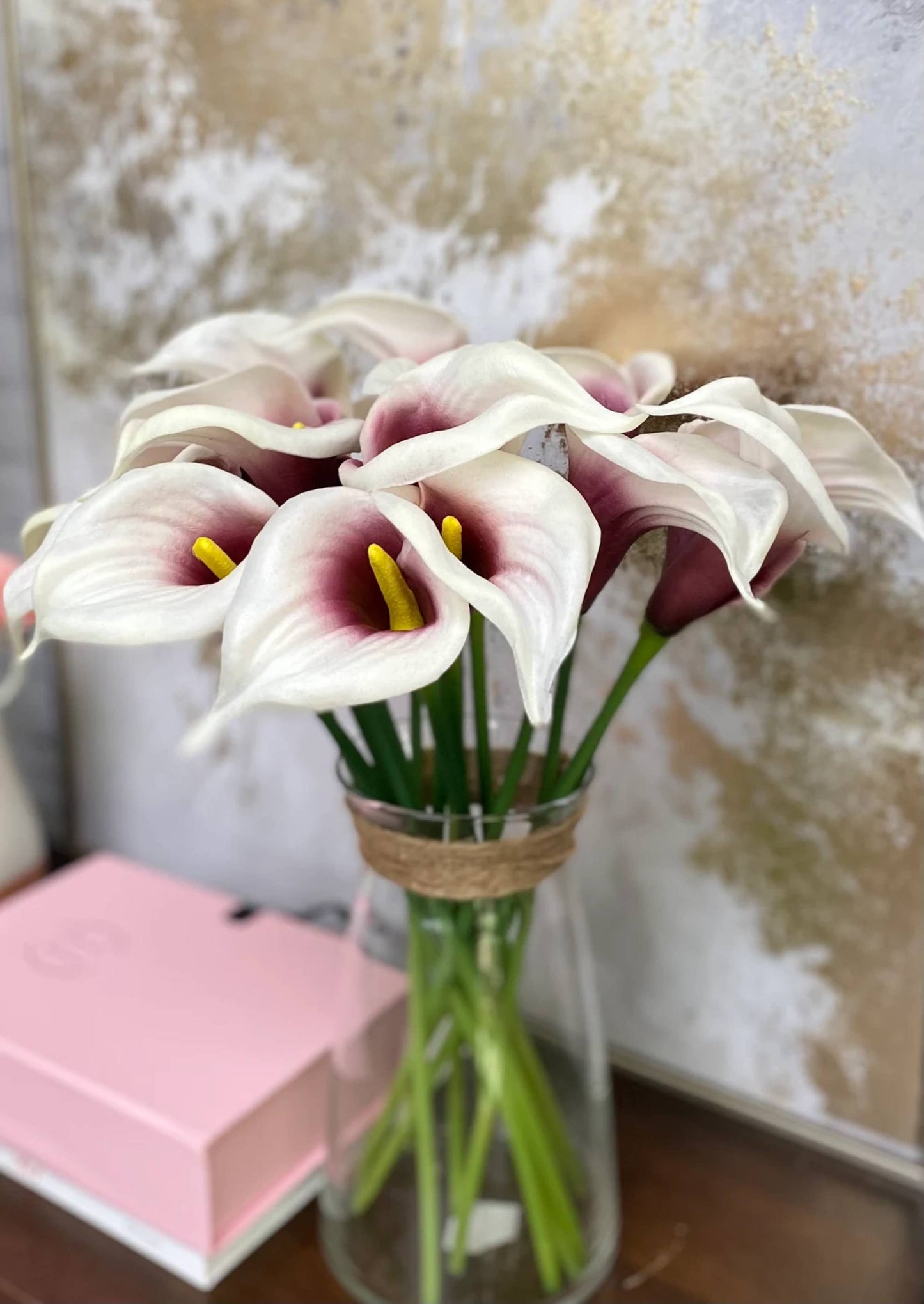 16" large Bloom Soft touch artificial calla lily