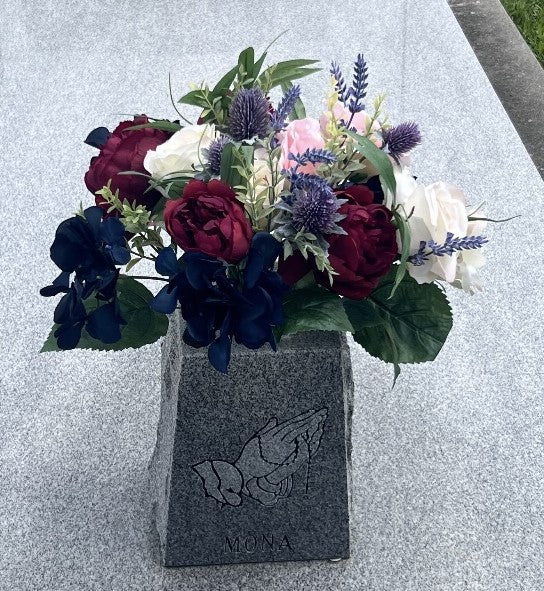 Small Navy, Red, White, Lavender Arrangement