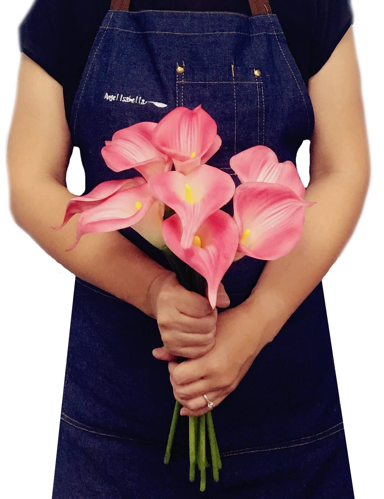 16" large Bloom Soft touch artificial calla lily