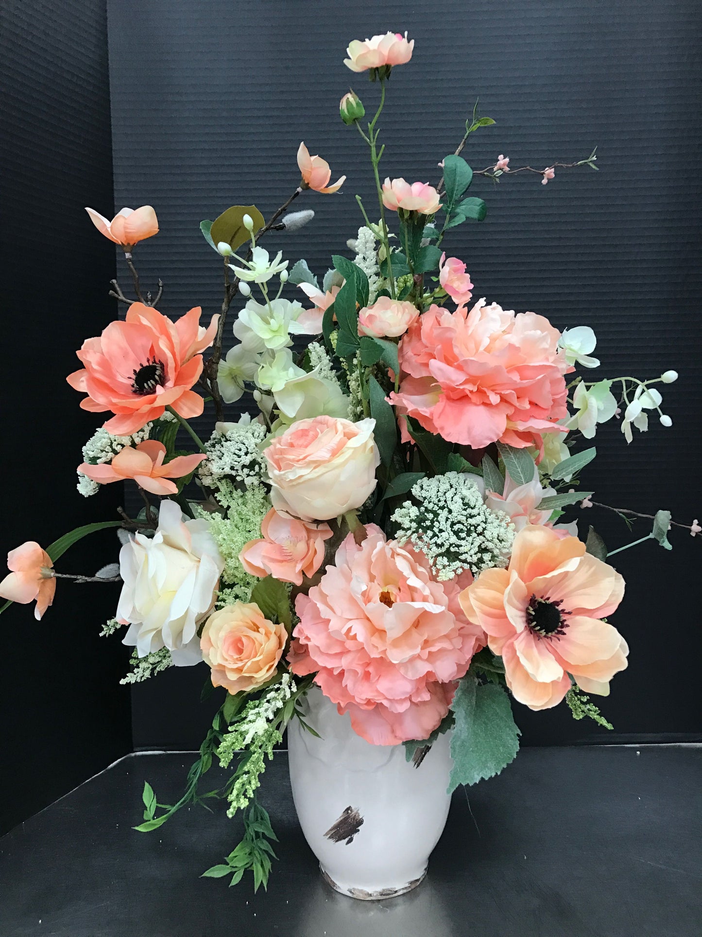 Light pink flower arrangement