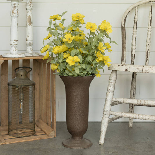 34" YELLOW ANEMONE SPRAY