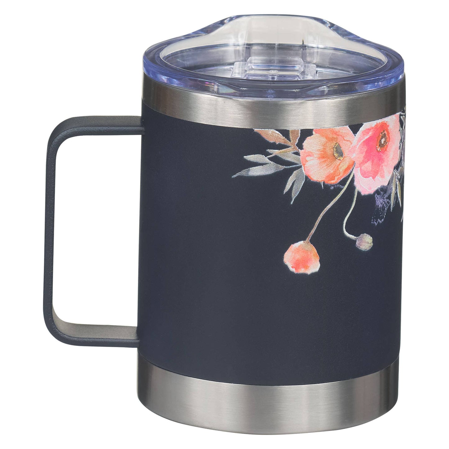 Mug SS Camp Navy Floral Best Mom Ever