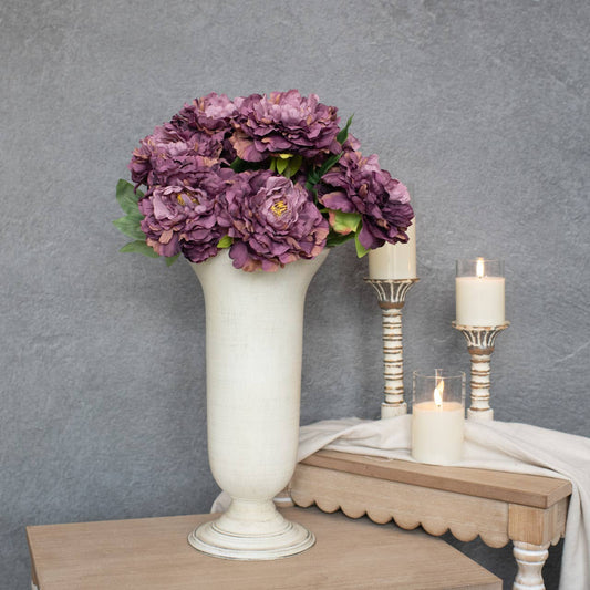 24.25" PURPLE PEONY SPRAY