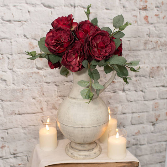 25" RED ROSE SPRAY